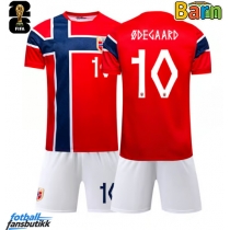 Norge Martin Odegaard #10 Hjemmedraktsett Barn VM 2026 Kortermet (+ Korte bukser)